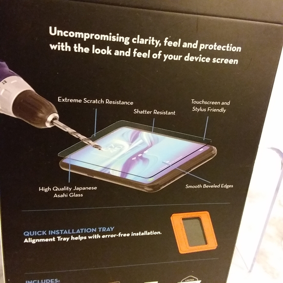 Alcatel TCL 4X 5G DuraGlass Tempered Glass Screen Protector - Picture 4 of 8